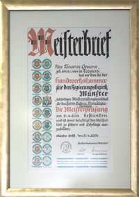 Meisterbrief Vincenzo Perrone